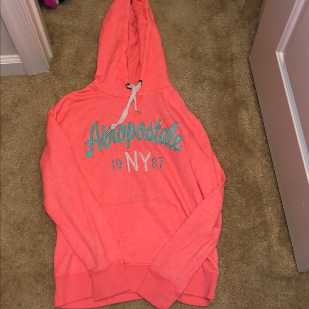 Neon pink Aeropostale sweatshirt